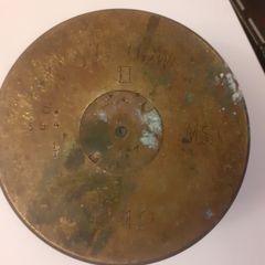 ww2 trench art ash tray 1942