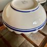 Vintage French Quimper Faience Traditional Scalloped Salad Bowl Image 4