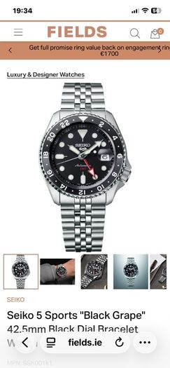 Seiko watch