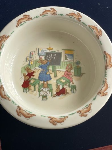 Bunny Kins vintage Bowl