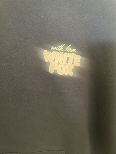 White fox hoodie