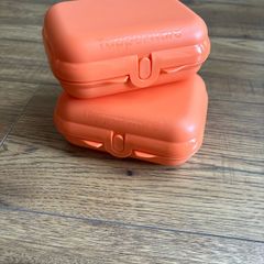 Two x tupperware lunch sandwich container bpa free