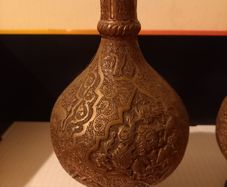 Pair of old copper vases. , HEAVY