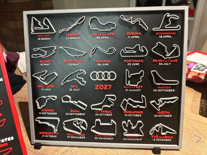 F1 27 calender