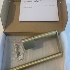 Brass towel holder. Crosswater Brushed brass. NEW. Cost 120. Bargain.