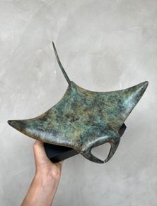 Manta Ray (33cm) - Patinated Bronze