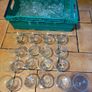 wedding glass bundle, small mixed and 17 champagne coups Image 2