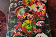 Abstract painting on canvas