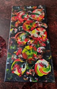 Abstract painting on canvas