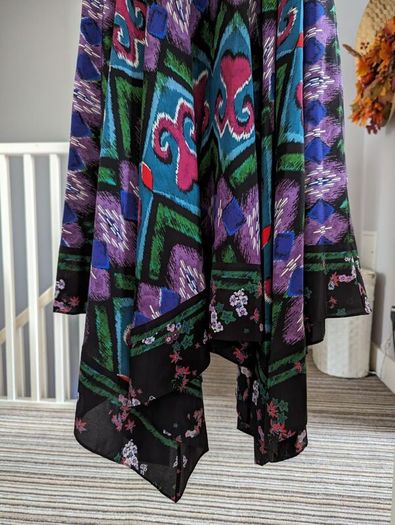 High brand silk dress y Saloni