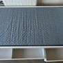Ikea Brand new single Bed with storage already assembled Image 2