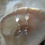 SilverCZ earrings,Drop earrings,New,Gift.Silver earrings Image 4