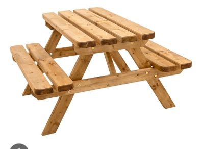 Kids garden bench