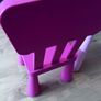 Kids plastic table and 2 chairs Image 2