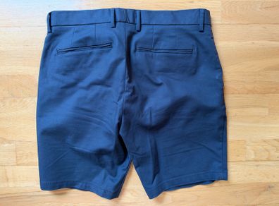 River Island Chino Shorts Navy 30 Small