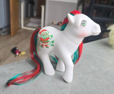 Merry Treats (2) Xmas Christmas Santa MLP G1 My Little Pony
