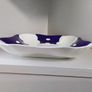 Blue/White Shallow Serving Bowl Image 2