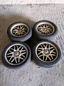 Toyota mr2 mk2 Sparco racing crimson alloy wheels