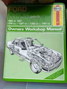 Haynes Manual: 83-87 Ford Orion Petrol