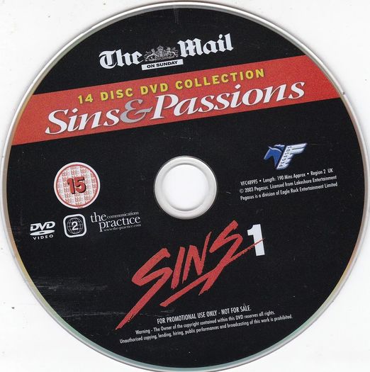 Joan Collins in Sins: TV Mini Series: Part 1 - Irish Daily Mail Promo DVD