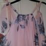 Brand new pink&grey maxi floral dress size UK12 EU40 Postage included Image 5