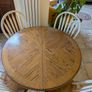 Extendable dining table with matching chairs Image 2