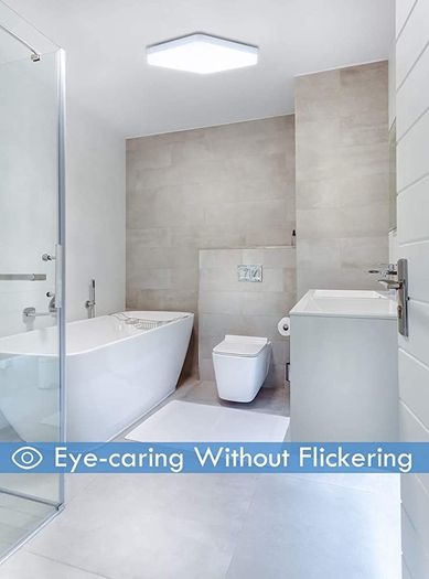 Ceiling Light 36W LED Ceiling Lights Natural White 23cm Indoor Square Ceiling Lamp for Bedroom Kitchen Hallway Office Dining Room (FREE POSTAGE)
