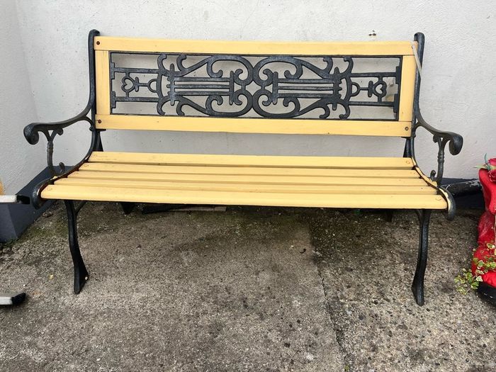 Vintage garden bench
