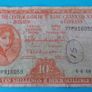 Irish 1968 X 2 Lavery ten shilling banknote in used condition Image 2