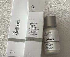 The ordinary sulfur 10% powder to cream concentrate 5g