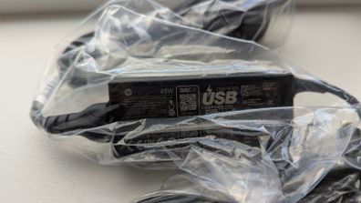 New HP 45W Laptop charger type C port uk Ireland plug