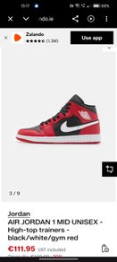 Air Jordan 1 Mid Unisex-high Top Trainers Uk 7.5