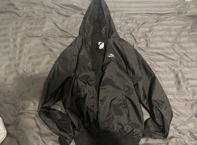 Nike Black Windbreaker Jacket Men M