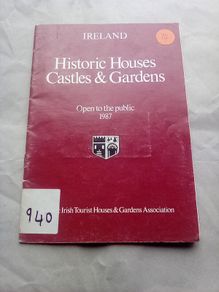 1987 Irish Tourist Houses & Gardens booklet