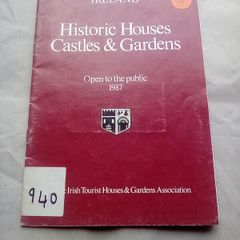 1987 Irish Tourist Houses & Gardens booklet