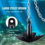 River Anchor, 30 LBS Boat Anchor Cast Iron Black Vinyl-Coated, Marine Grade Mushroom Anchor for Boats Up To 30 ft, Image 3