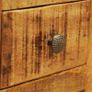Nightstand with 1 Drawer Solid Mango Wood Image 9