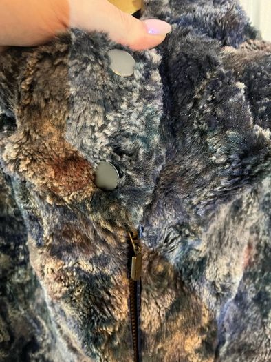 Designer Faux Fur Teddy Coat - Size 12 / Size 14