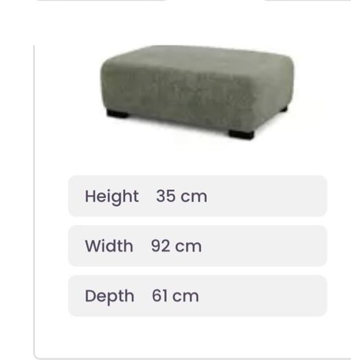 DFS Charcoal sofa set