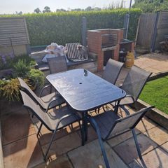 Garden table and chairs