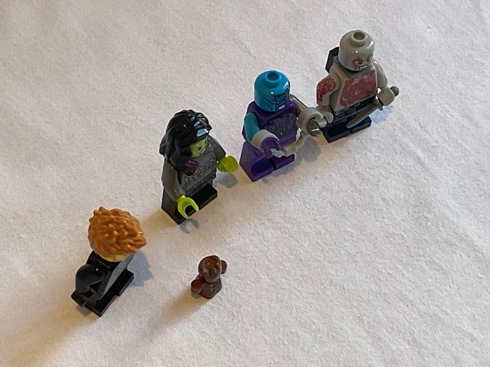 Lego Guardians of the Galaxy figurines