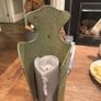 Metal verdigris wall sconce Image 5