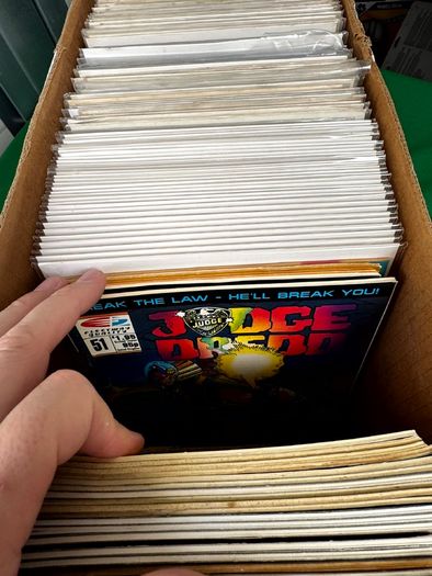 Indie Long Comic Box w 325 Comics for Sale