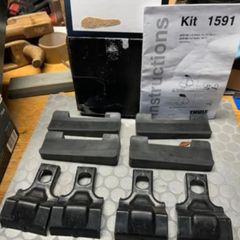 Audi Thule Adapter Fitting Kit 1591. Roof Bars Box Camping Holidays