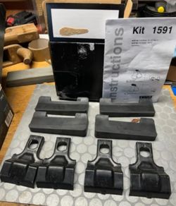 Audi Thule Adapter Fitting Kit 1591. Roof Bars Box Camping Holidays