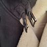 Topman Faux Shearling Biker Jacket, Grey, Size M (EU 50) Image 6