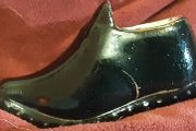 vintage ceramic shoe