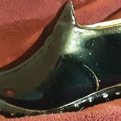 vintage ceramic shoe