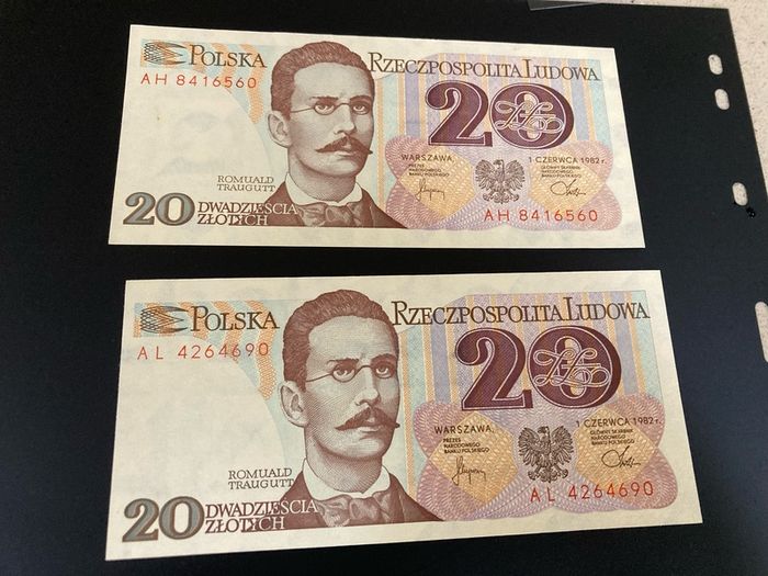 Poland banknotes lot of 6