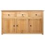 Sideboard 135x40x80 cm Solid Pinewood Panama Range Image 2